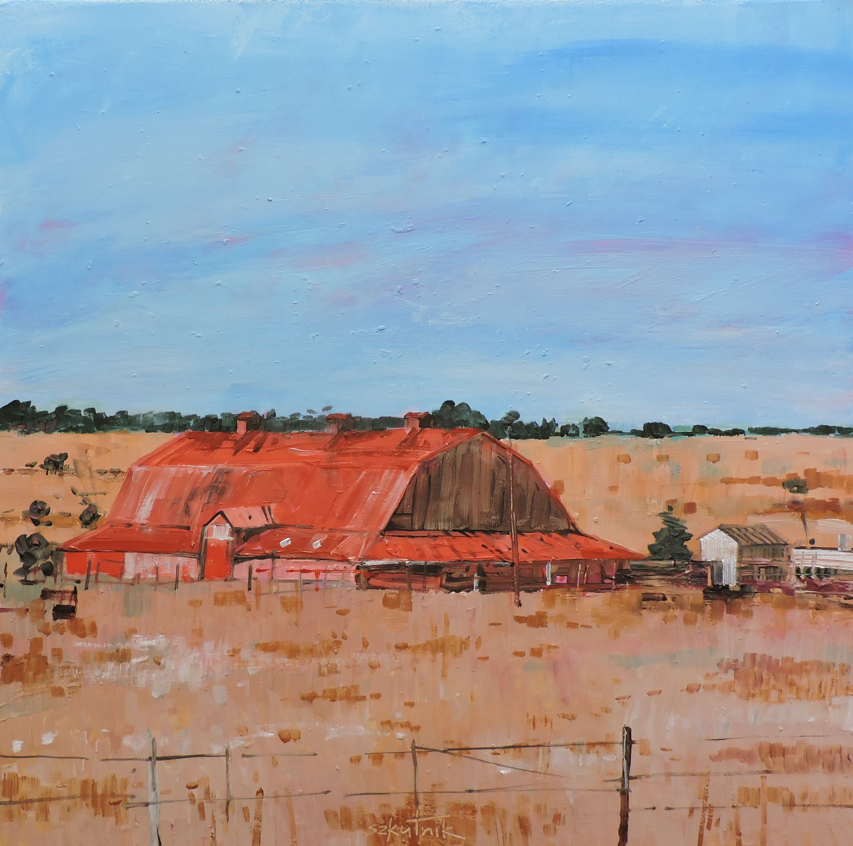 Richard Szkutnik, Barn in Red Richard Szkutnik, Barn in Red