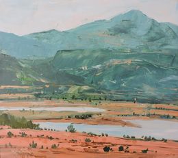 Painting, Lake, Richard Szkutnik