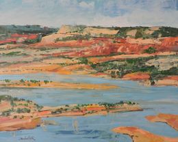 Peinture, Abiquiu Lake, Richard Szkutnik