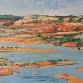 Peinture, Abiquiu Lake, Richard Szkutnik