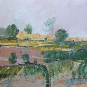 Gemälde, Abstracted Landscape, Richard Szkutnik