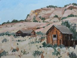 Painting, Canyon Farm, Richard Szkutnik