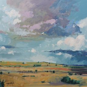 Painting, Long waiting rain, Richard Szkutnik