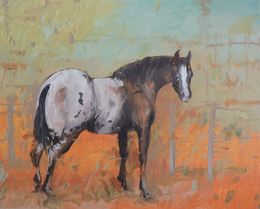 Painting, Horse Sketch #2, Richard Szkutnik