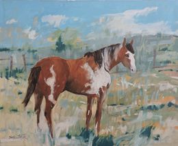 Painting, Horse Sketch #1, Richard Szkutnik