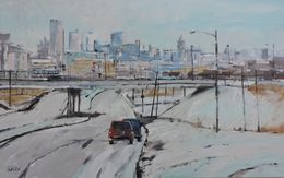 Painting, Exit to Federal Blvd, Richard Szkutnik