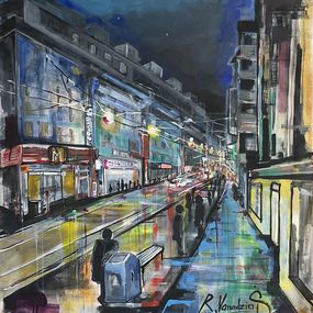 Gemälde, Night Walk, Rinalds Vanadzins