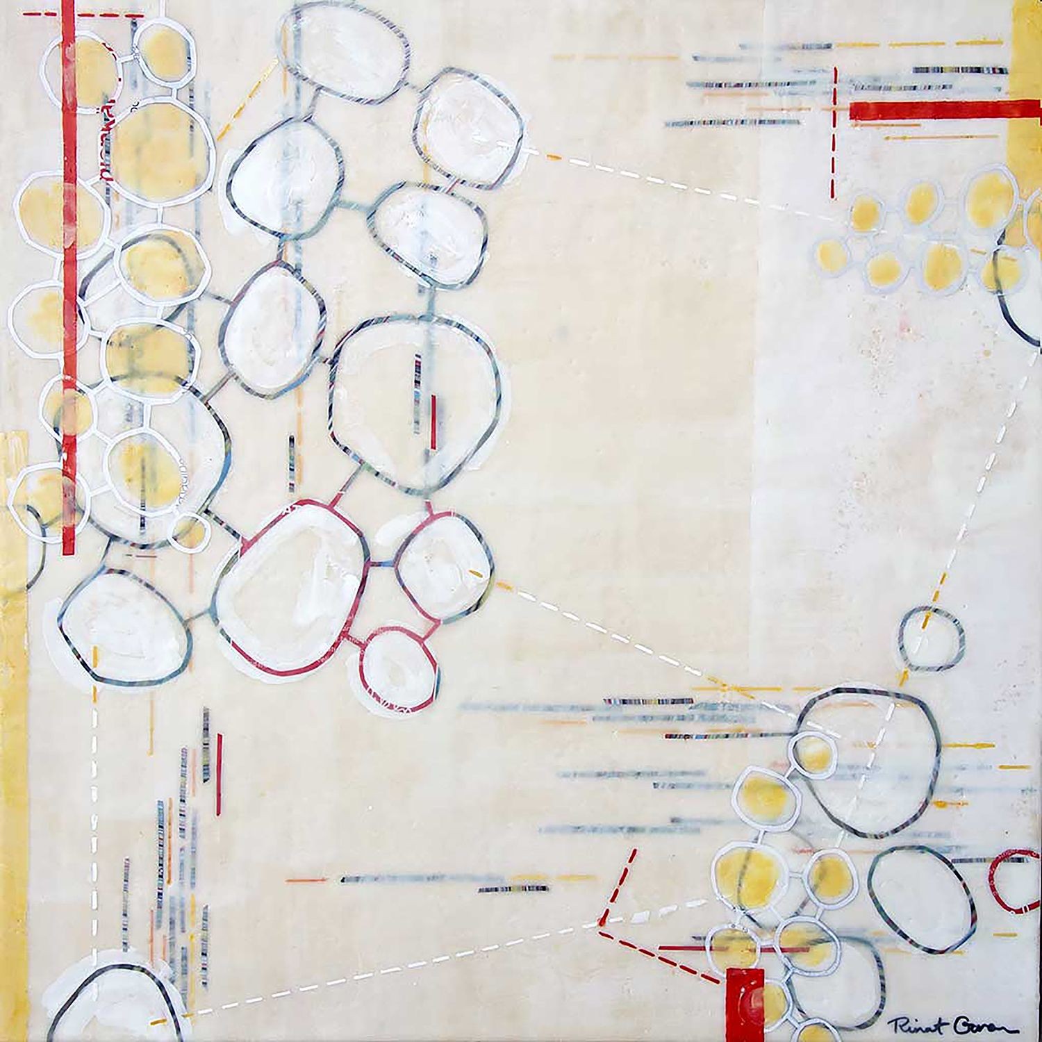 Rinat Goren, Grasping A Concept, Mixed Media on Wood Panel Rinat Goren, Grasping A Concept, Mixed Media on Wood Panel