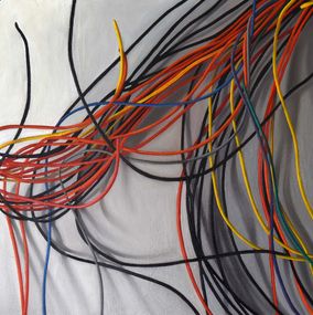 Painting, Cables, Roman Rembovsky