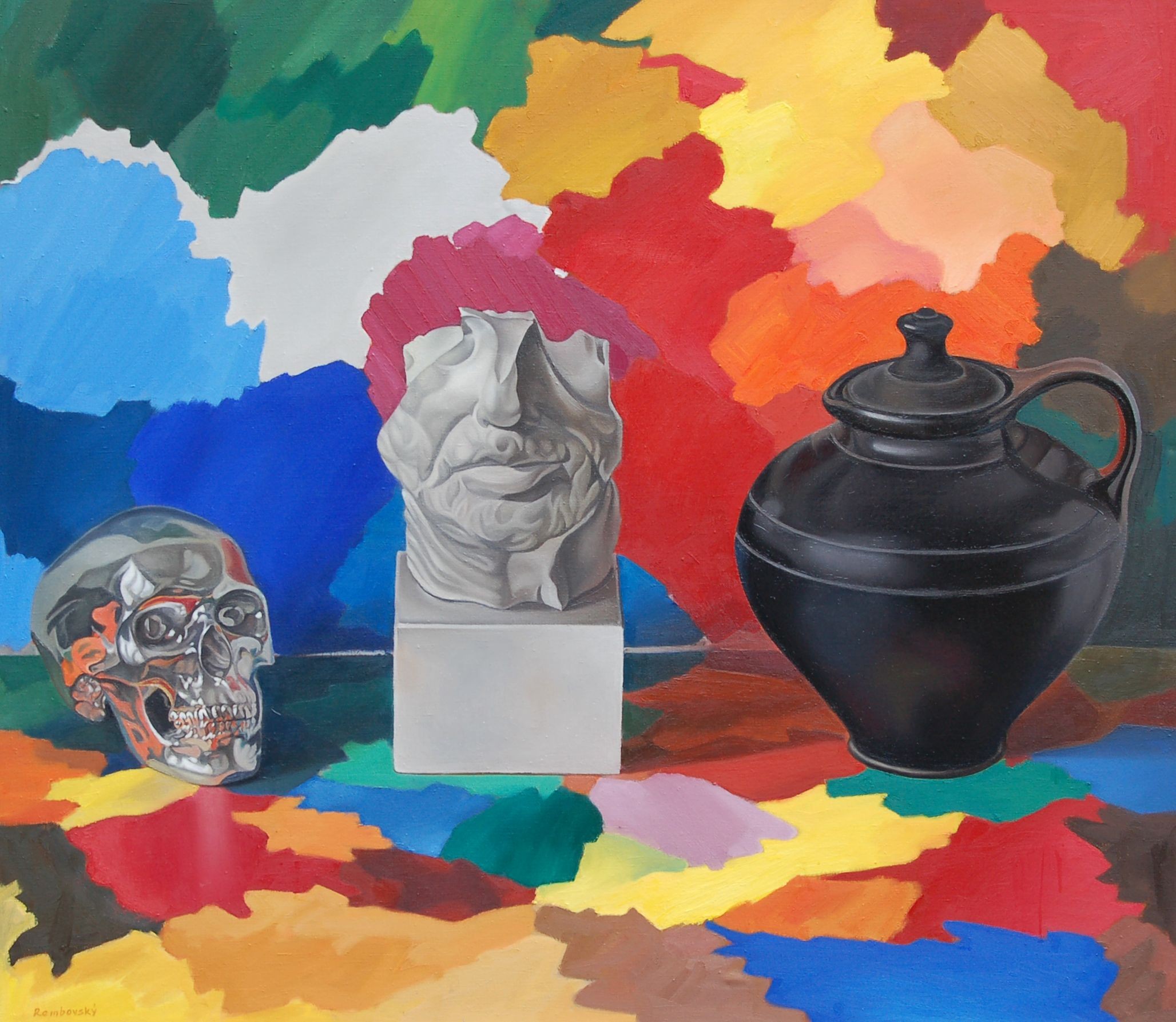 Roman Rembovsky, Still life with scull Roman Rembovsky, Still life with scull
