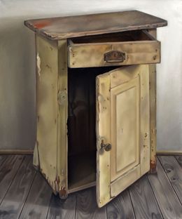 Gemälde, The empty cupboard, Roman Rembovsky