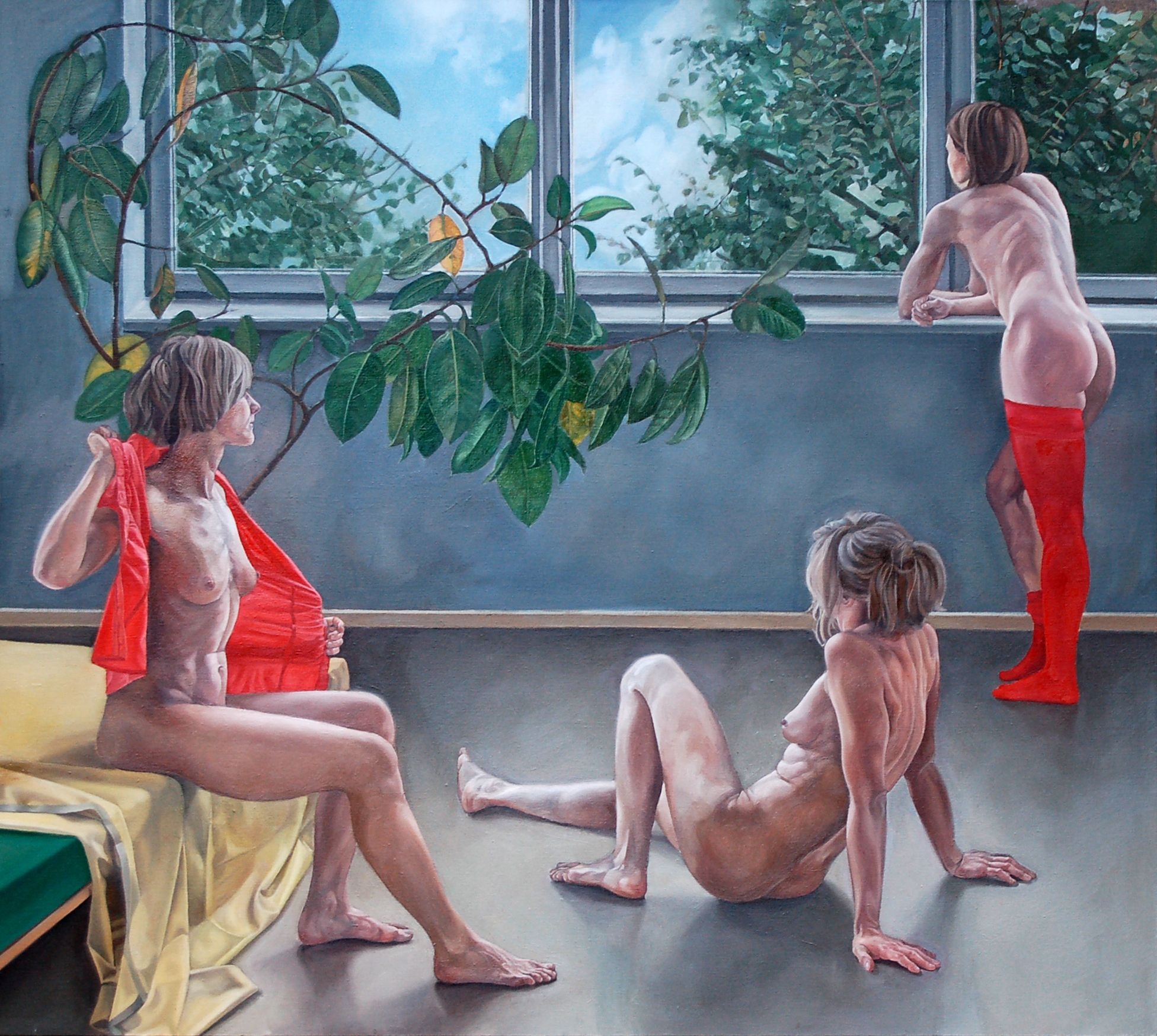Roman Rembovsky, In front of the window 2 Roman Rembovsky, In front of the window 2