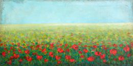 Painting, Alluring Poppies, Sally Adams