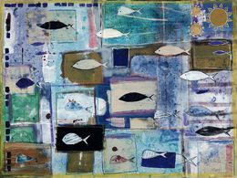 Peinture, Life in the Lagoon,, Sam Soles