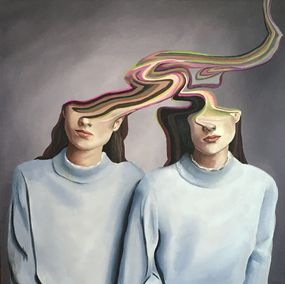 Painting, Twins, Sandra Boskamp