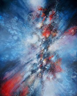Gemälde, Cosmic Light #1, Selene Art