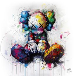 Painting, Kaws in Color, Patrice Murciano