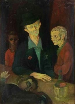 Peinture, Seated Figures, Antonio Mellone