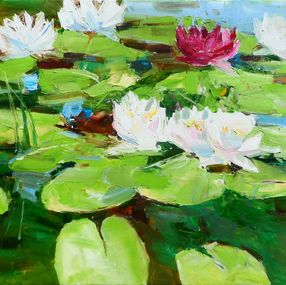 Gemälde, Water Lilies, Yehor Dulin