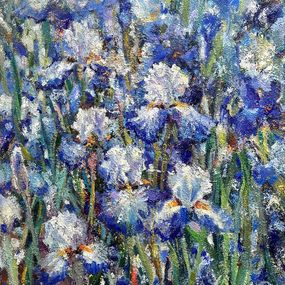 Painting, Irises, Andrey Chebotaru