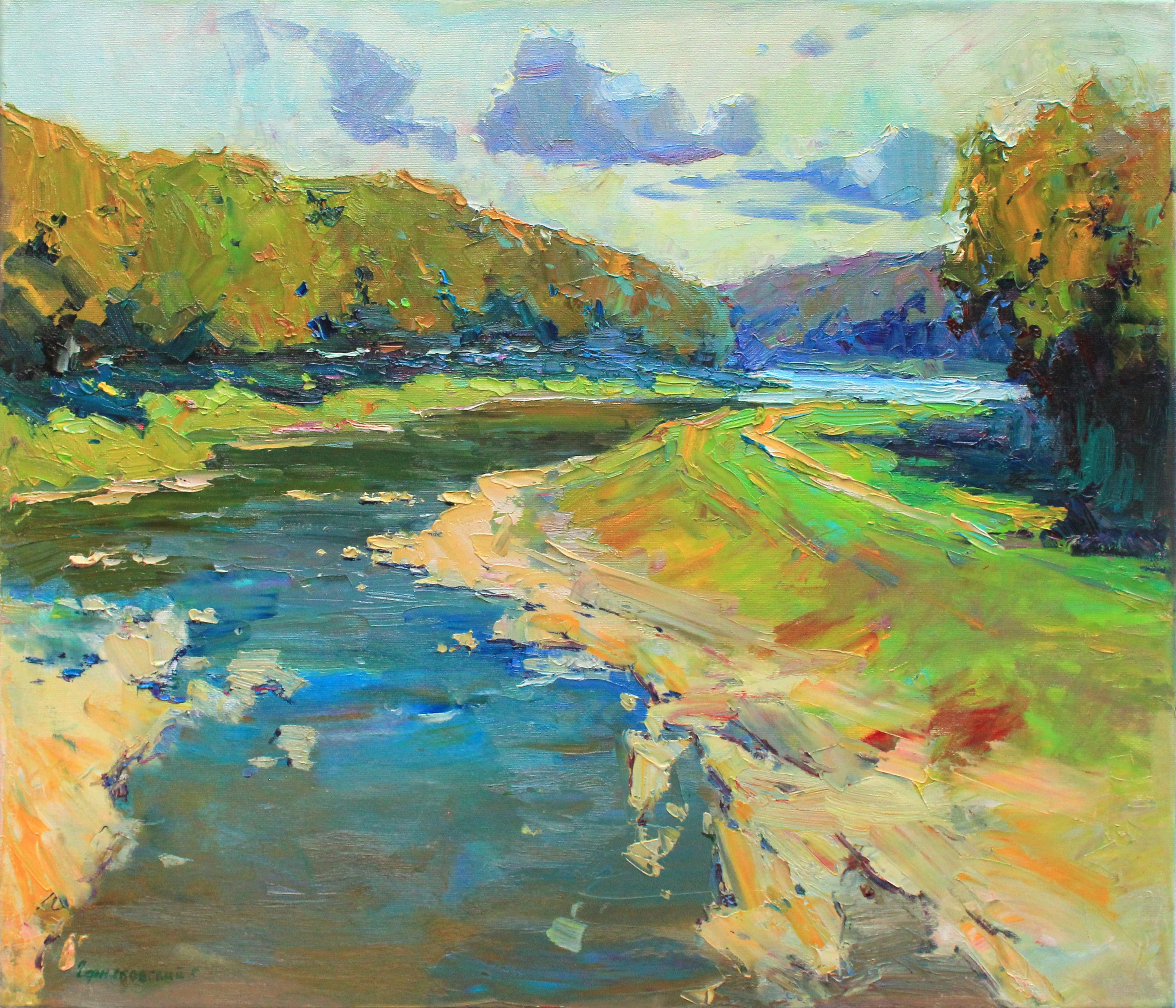 Serhii Cherniakovskyi, Spring river Serhii Cherniakovskyi, Spring river