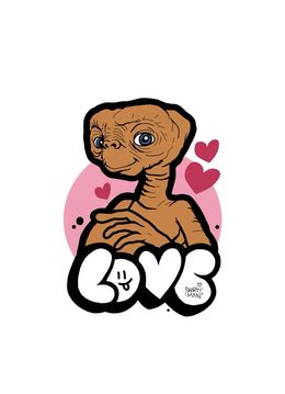 Print, E.T my love, Shorty'man