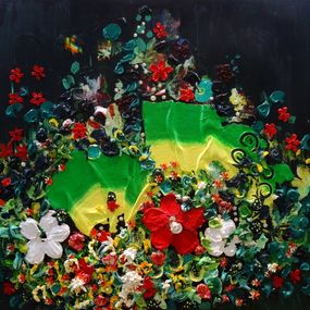 Painting, Meadow 3, Laura Iosifescu