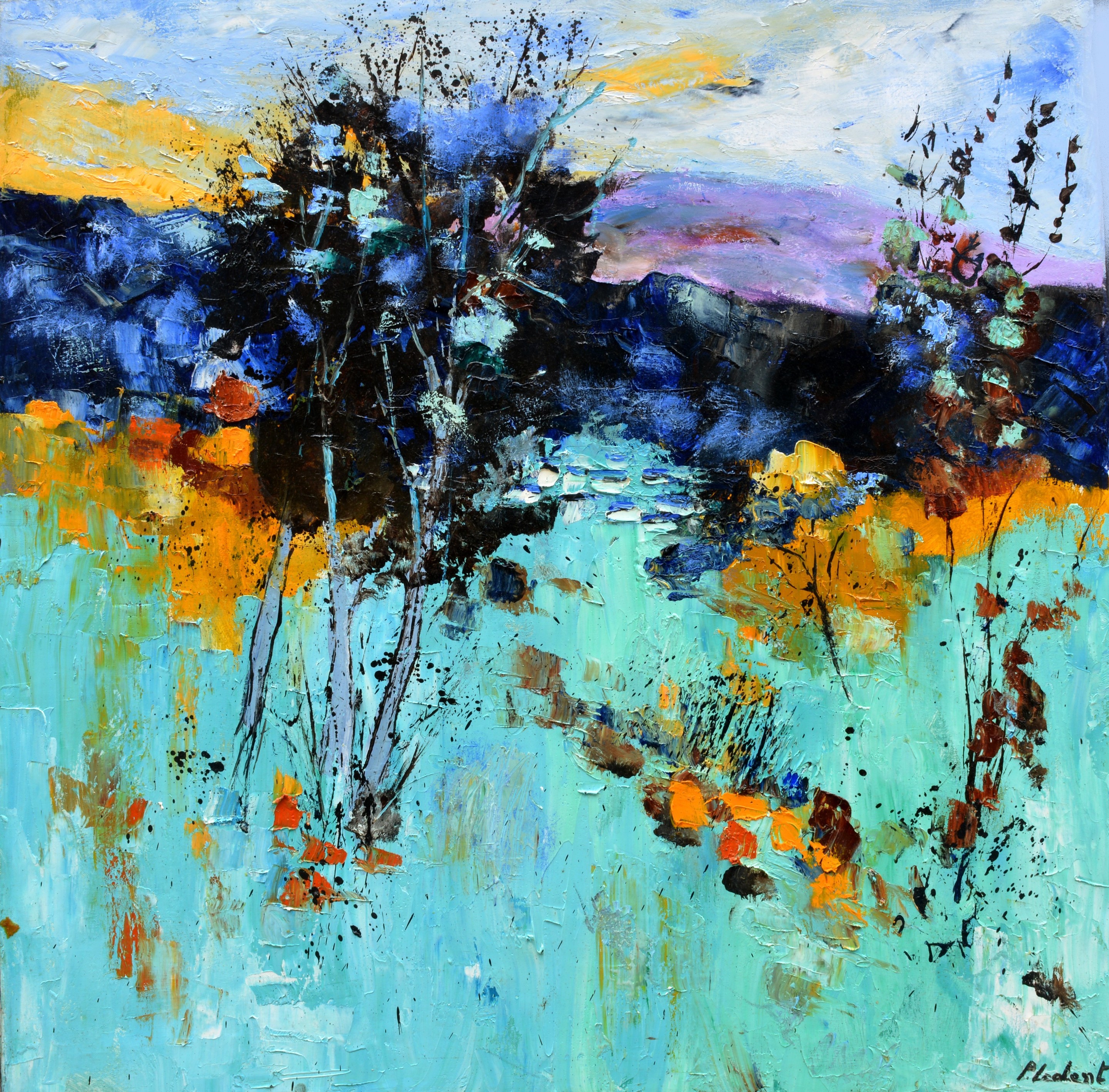 Pol Ledent, A village in the valley Pol Ledent, A village in the valley
