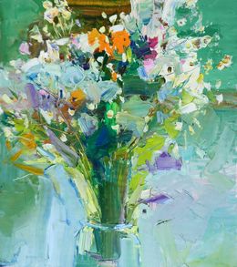Gemälde, Wildflowers, Yehor Dulin