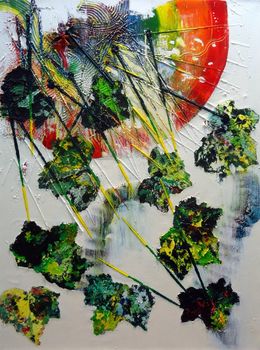 Painting, Yin and Yang, Laura Iosifescu
