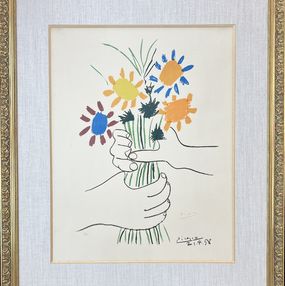 Print, Bouquet de Fleurs, Pablo Picasso