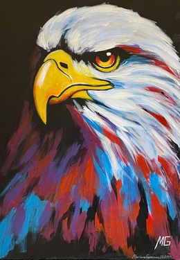Painting, Eagle, Mariana Gumeniuc