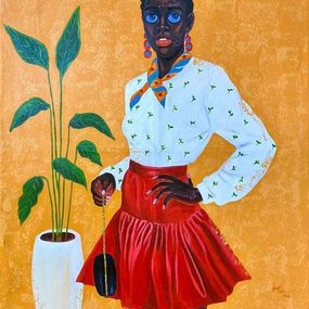Painting, Dress Code, Philip Letsu Komla