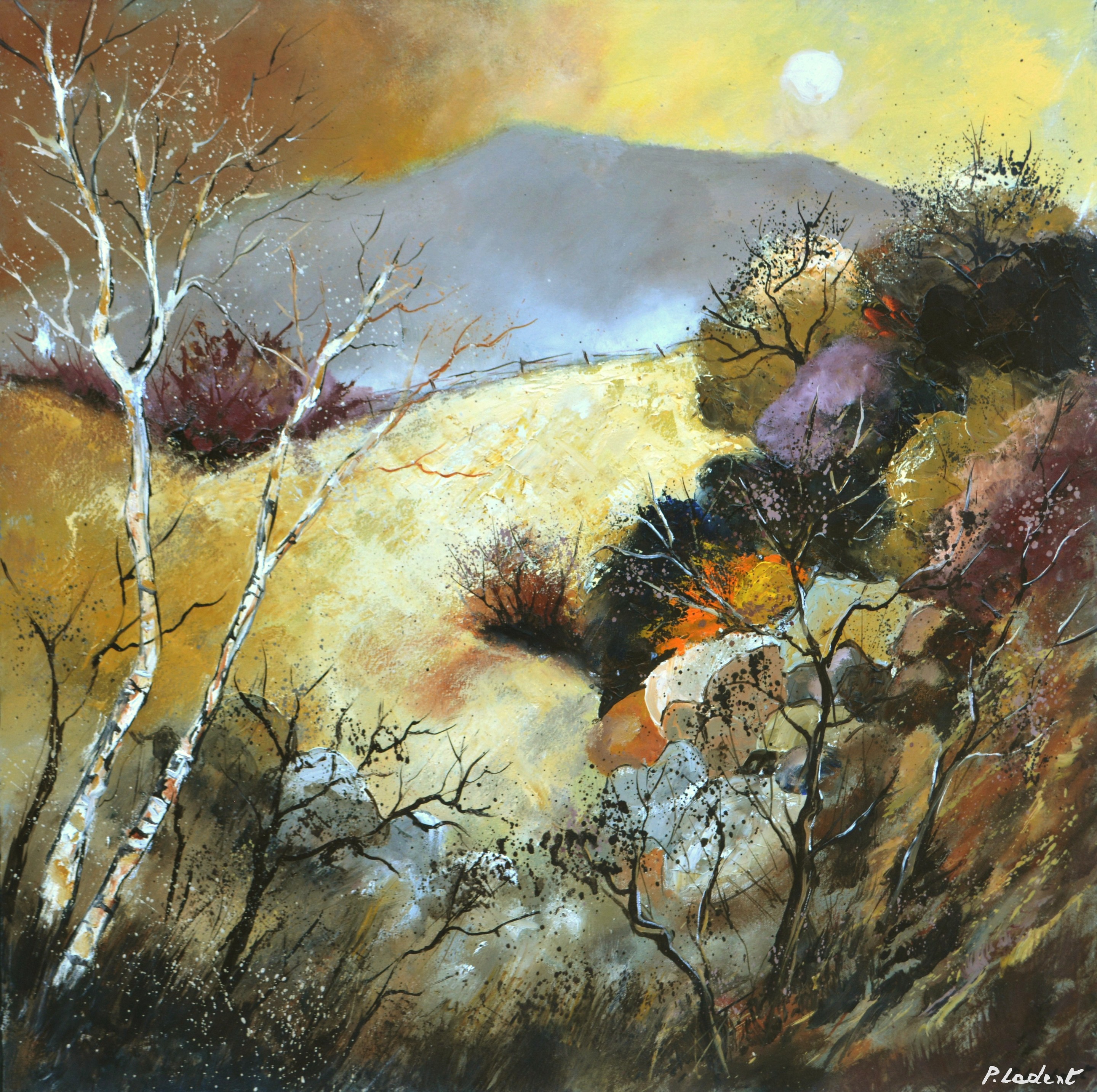 Pol Ledent, Autumn in the hills Pol Ledent, Autumn in the hills