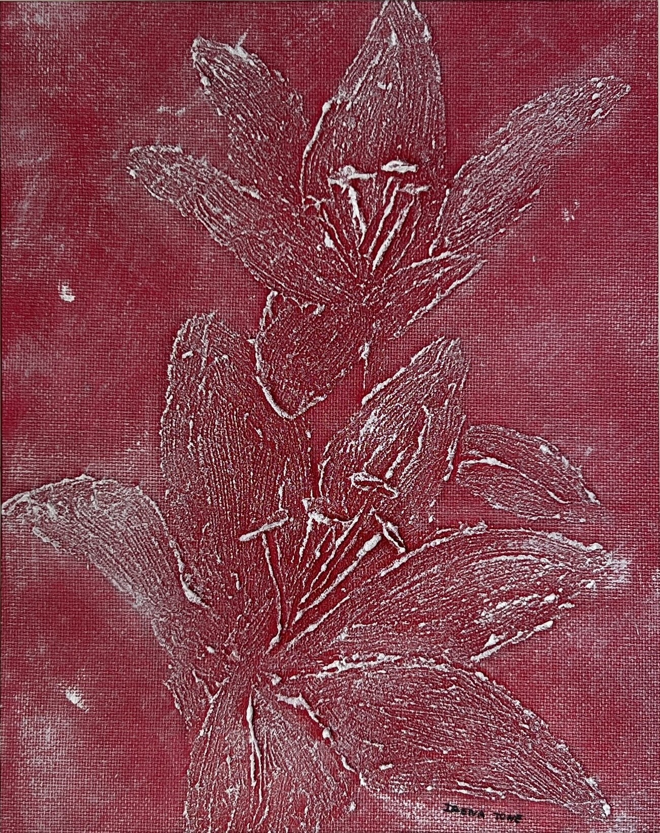 Irena Tone, Dark red lilies Irena Tone, Dark red lilies