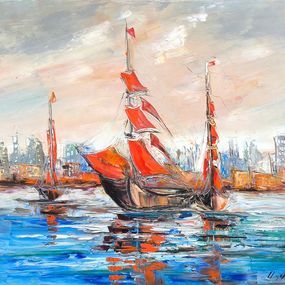 Peinture, Crimson Sails at Dawn, Narek Qochunc