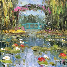 Pintura, Les jardins de giverny d'apres Monet, Pol Arago