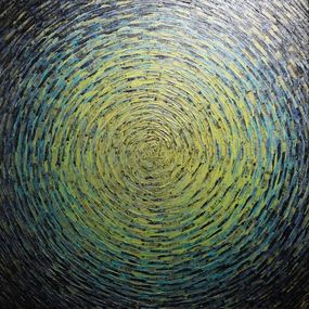Peinture, Grand éclat d'aurore boréale, Jonathan Pradillon