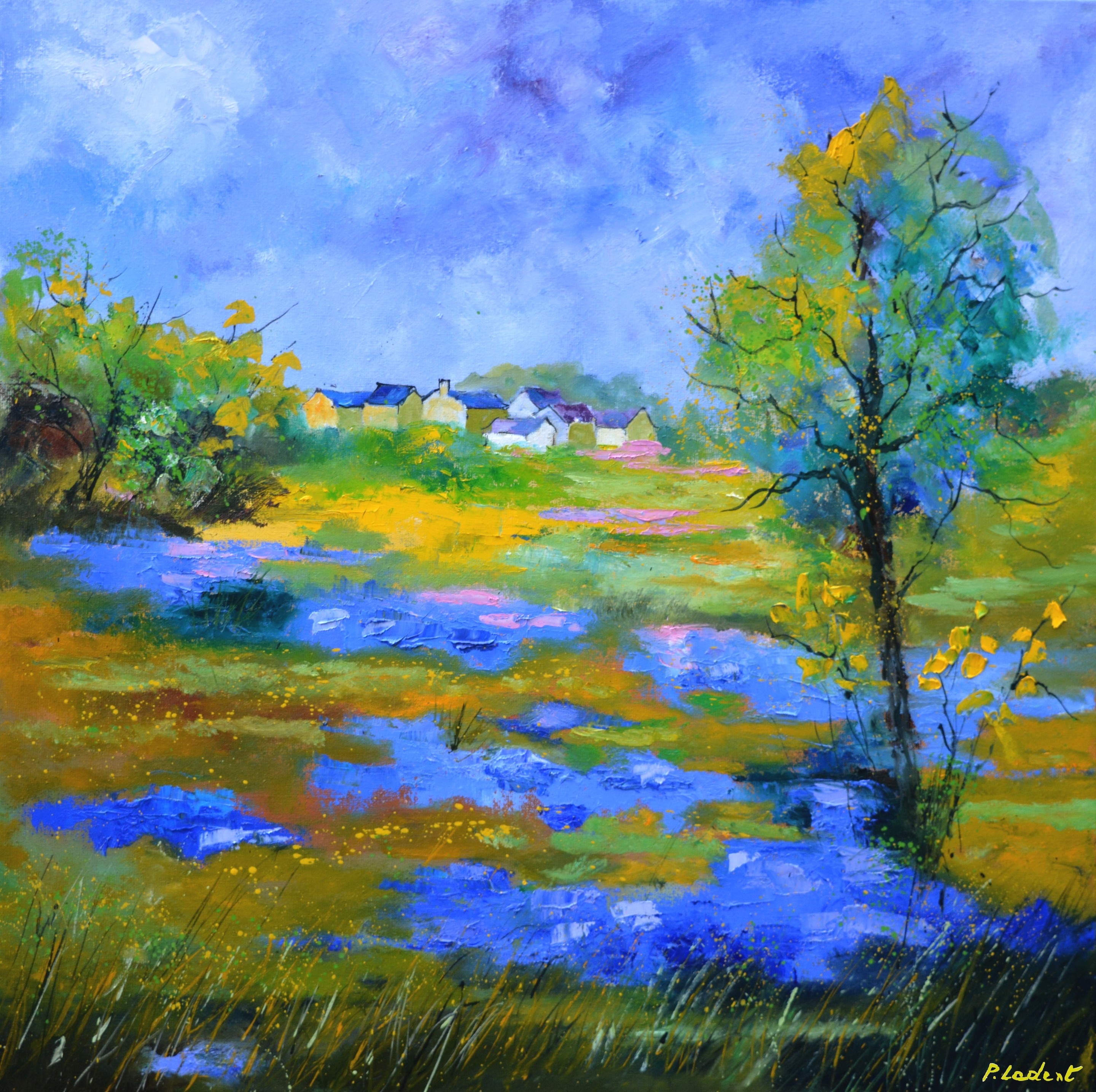 Pol Ledent, Blue fields 88 Pol Ledent, Blue fields 88