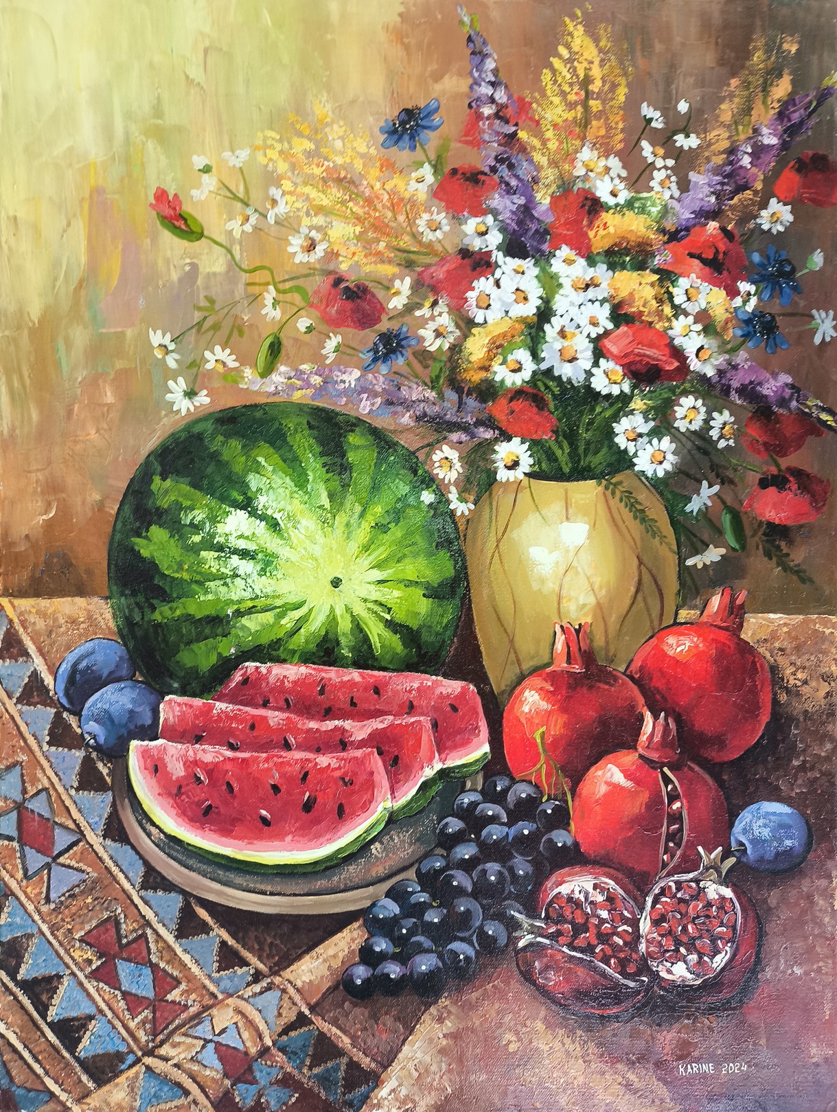 Karine Harutyunyan, Floral and Fruit Fiesta Karine Harutyunyan, Floral and Fruit Fiesta