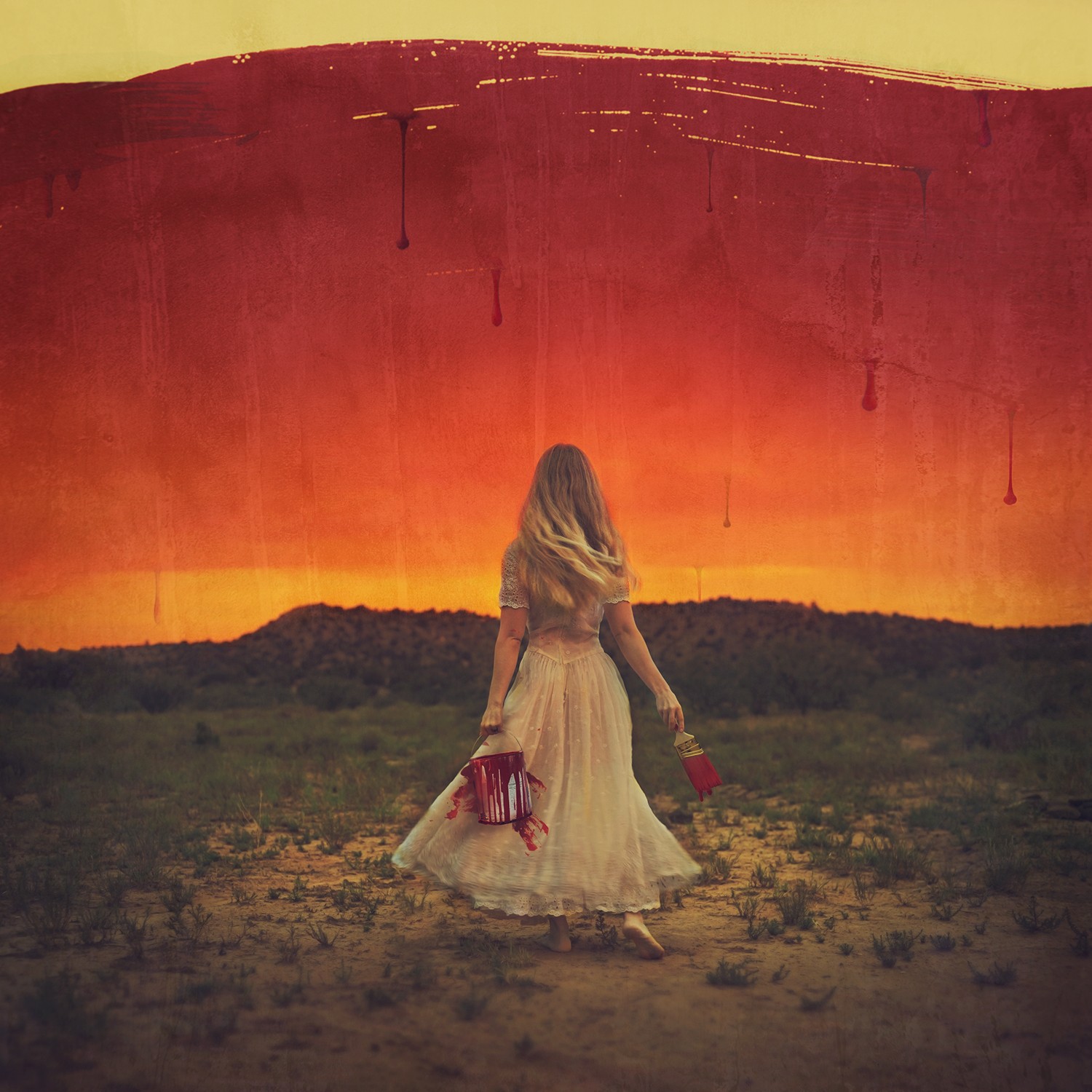 Brooke Shaden, The Sky Is Burning - Size M Brooke Shaden, The Sky Is Burning - Size M