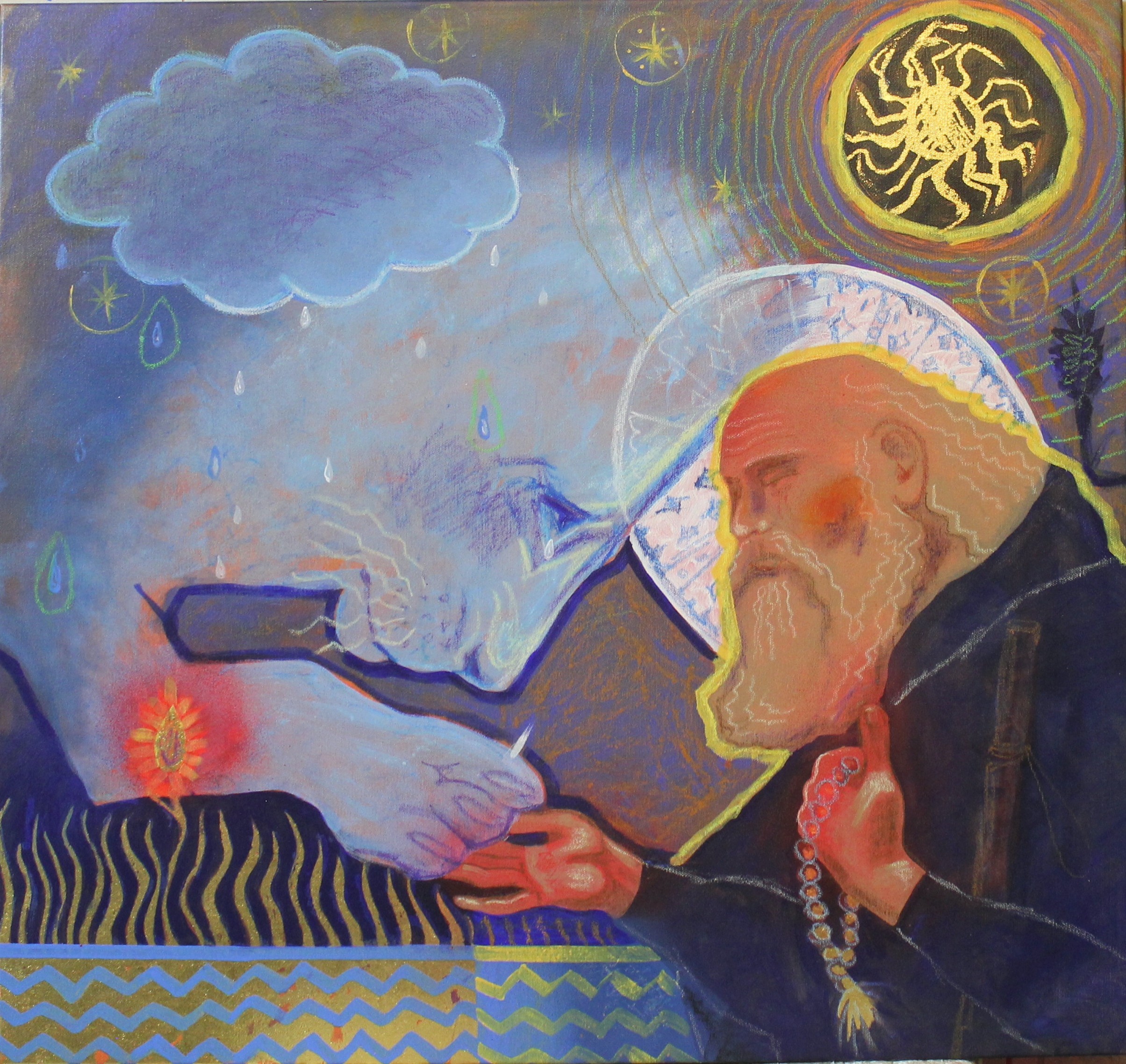 Viacheslav Kaidash, Monk and lion Viacheslav Kaidash, Monk and lion
