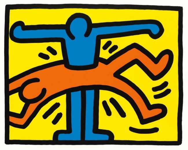 Keith Haring, Pop Shop VI (A) Keith Haring, Pop Shop VI (A)