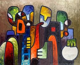 Gemälde, Entertainers, Abiodun Nafiu Azeez