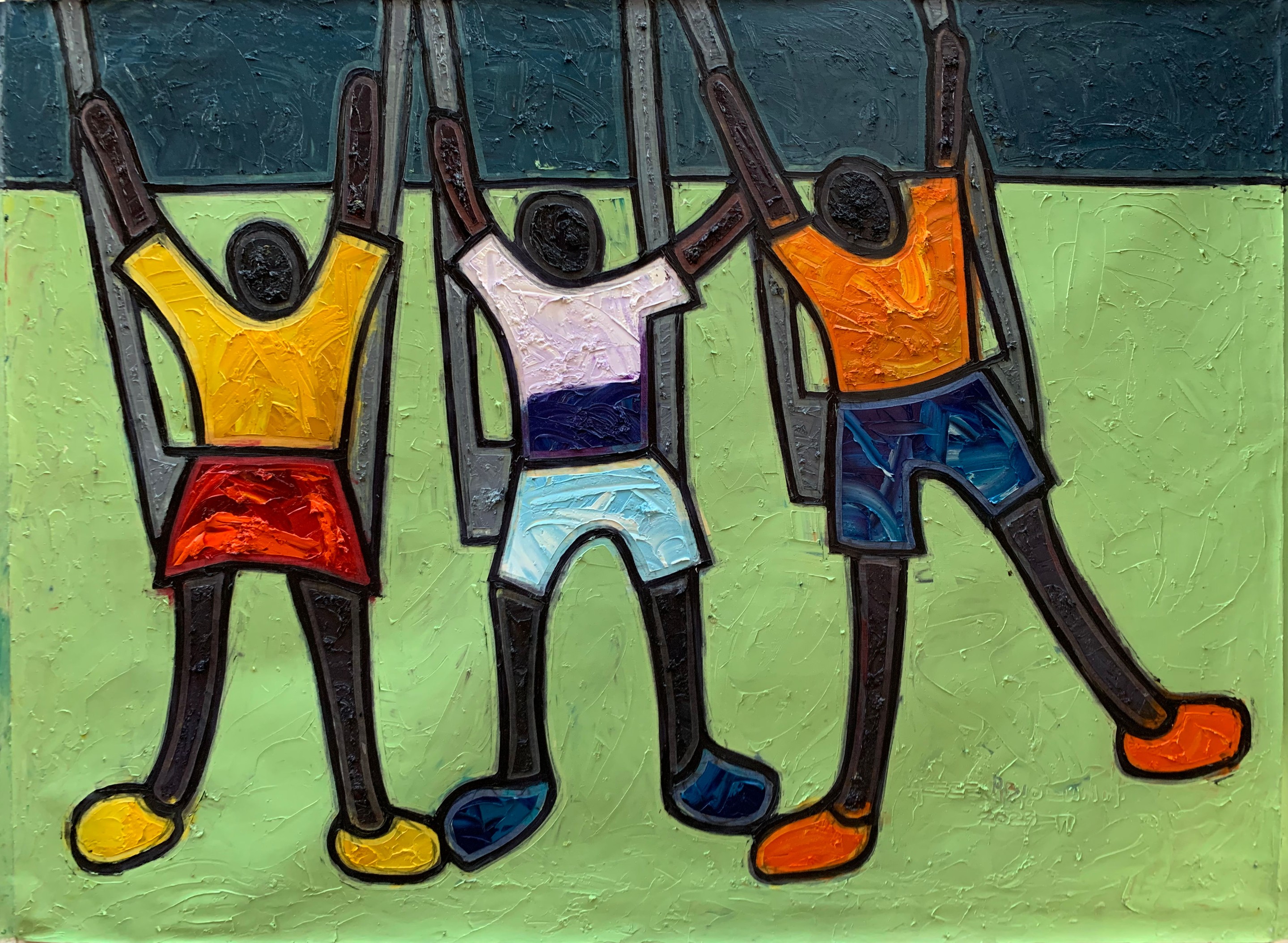 Abiodun Nafiu Azeez, Children in the Garden Abiodun Nafiu Azeez, Children in the Garden