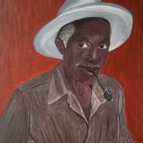 Painting, Ganja Man, Hammed Olayanju