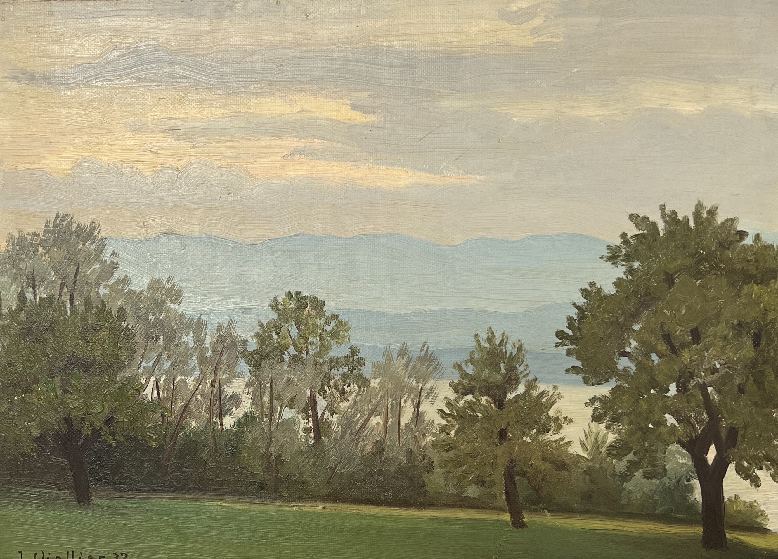 Jean Viollier, Les hauteurs de Cologny, Genève Jean Viollier, Les hauteurs de Cologny, Genève