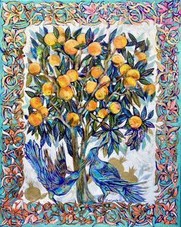 Painting, The Citrus Tree, Delyafruz Bagirova