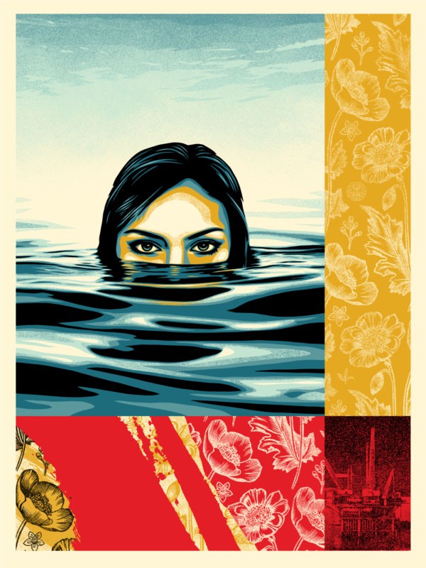 Shepard Fairey (Obey), Treading Water Shepard Fairey (Obey), Treading Water