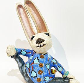 Sculpture, The Playful Rabbit, Viktor Zuk